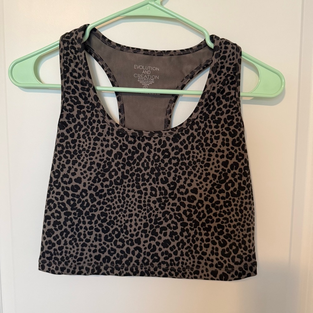 Leopard Print Crop Top